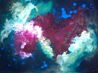 heart nebula II painting - Cosmos Art